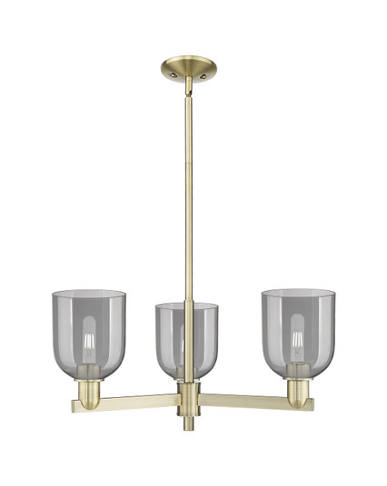 Arcadia Three Light Pendant in Antique Brass (405|7163CRABG5586SM)