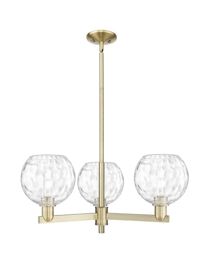 Arcadia Three Light Pendant in Antique Brass (405|7163CRABG12158)