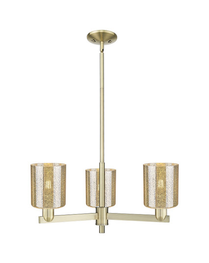 Arcadia Three Light Pendant in Antique Brass (405|7163CRABG116)
