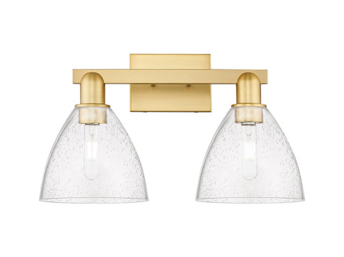 Arcadia Two Light Bath Vanity in Satin Gold (405|7162WSGGBD754)