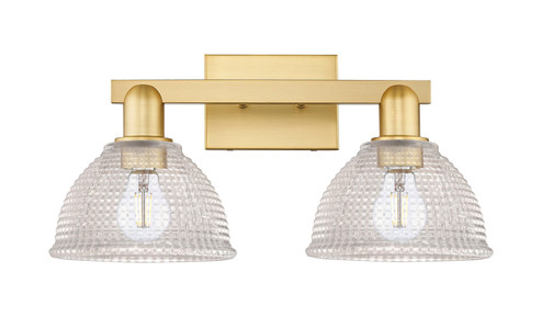 Arcadia Two Light Bath Vanity in Satin Gold (405|7162WSGG422)