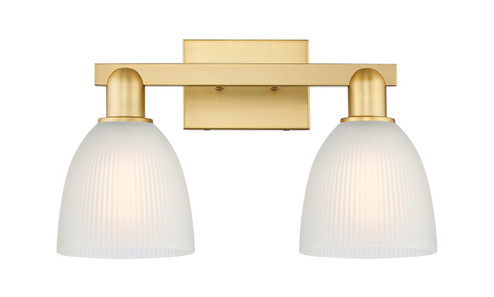 Arcadia Two Light Bath Vanity in Satin Gold (405|7162WSGG381)