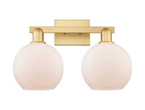 Arcadia Two Light Bath Vanity in Satin Gold (405|7162WSGG1218)