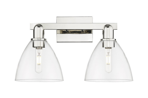 Arcadia Two Light Bath Vanity in Polished Nickel (405|7162WPNGBD752)