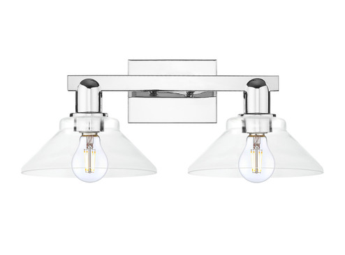 Arcadia Two Light Bath Vanity in Polished Chrome (405|7162WPCG132)