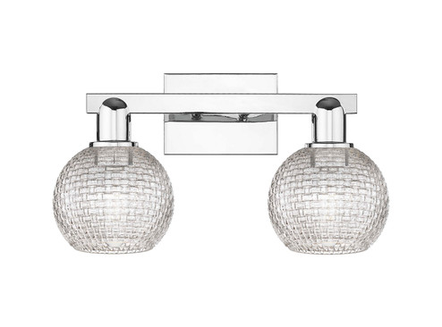 Arcadia Two Light Bath Vanity in Polished Chrome (405|7162WPCG122C6CL)