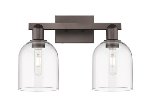 Arcadia Two Light Bath Vanity in Oil Rubbed Bronze (405|7162WOBG5586CL)