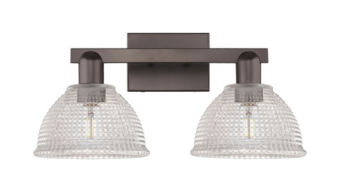 Arcadia Two Light Bath Vanity in Oil Rubbed Bronze (405|7162WOBG422)
