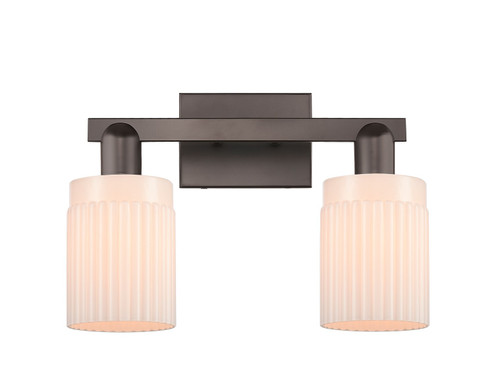 Arcadia Two Light Bath Vanity in Oil Rubbed Bronze (405|7162WOBG341)