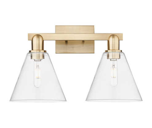 Arcadia Two Light Bath Vanity in Champagne Bronze (405|7162WCBGBC82)