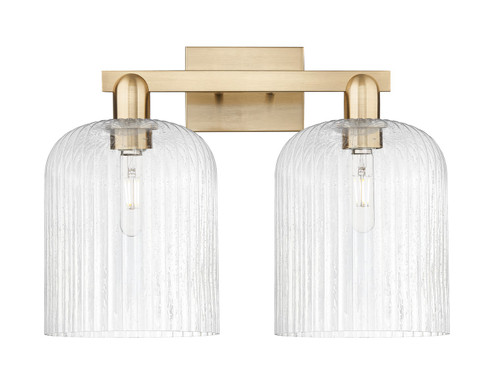 Arcadia Two Light Bath Vanity in Champagne Bronze (405|7162WCBG5598SDY)