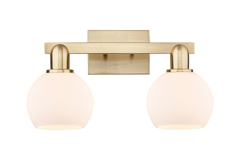 Arcadia Two Light Bath Vanity in Champagne Bronze (405|7162WCBG1216)