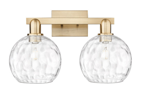 Arcadia Two Light Bath Vanity in Champagne Bronze (405|7162WCBG12158)