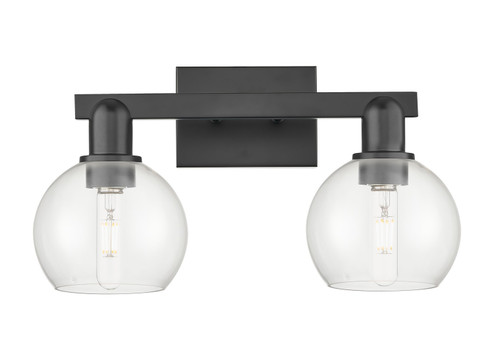 Arcadia Two Light Bath Vanity in Matte Black (405|7162WBKG1226)