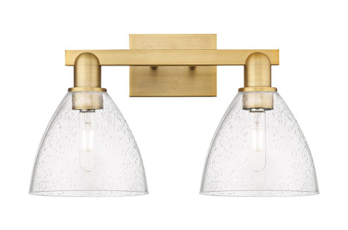 Arcadia Two Light Bath Vanity in Brushed Brass (405|7162WBBGBD754)