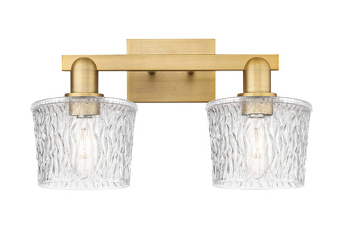 Arcadia Two Light Bath Vanity in Brushed Brass (405|7162WBBG402)