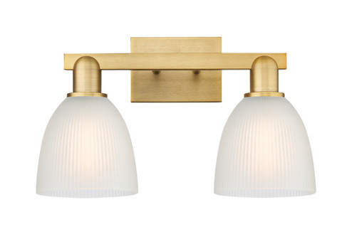 Arcadia Two Light Bath Vanity in Brushed Brass (405|7162WBBG381)
