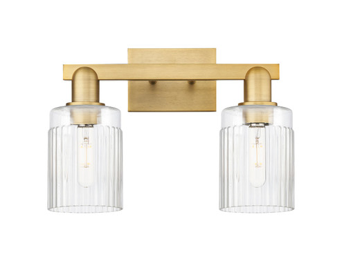 Arcadia Two Light Bath Vanity in Brushed Brass (405|7162WBBG342)