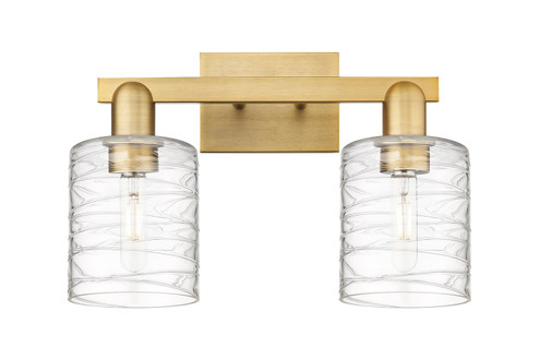 Arcadia Two Light Bath Vanity in Brushed Brass (405|7162WBBG1113)
