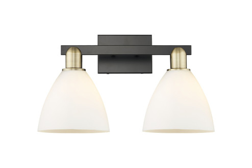 Arcadia Two Light Bath Vanity in Black Antique Brass (405|7162WBABGBD751)