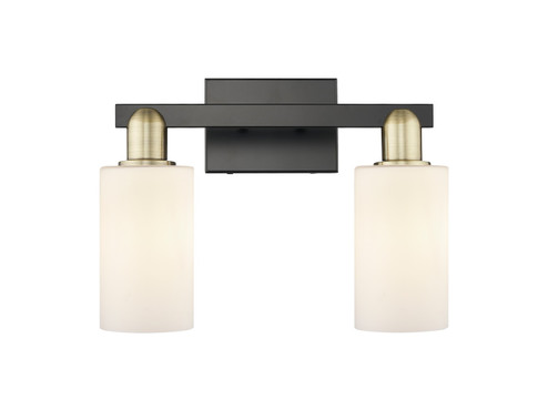 Arcadia Two Light Bath Vanity in Black Antique Brass (405|7162WBABG801)