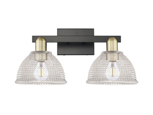 Arcadia Two Light Bath Vanity in Black Antique Brass (405|7162WBABG422)