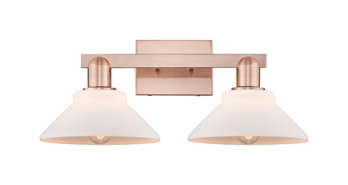 Arcadia Two Light Bath Vanity in Antique Copper (405|7162WACG131)