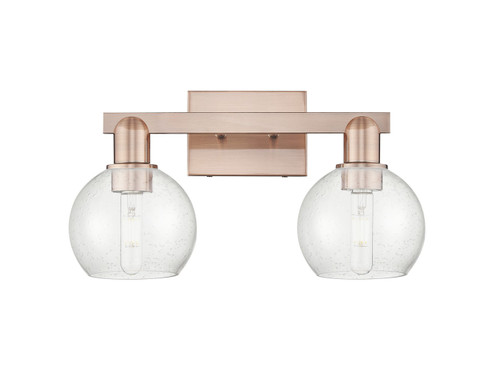 Arcadia Two Light Bath Vanity in Antique Copper (405|7162WACG1246)