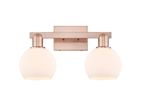 Arcadia Two Light Bath Vanity in Antique Copper (405|7162WACG1216)