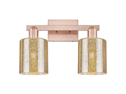 Arcadia Two Light Bath Vanity in Antique Copper (405|7162WACG116)