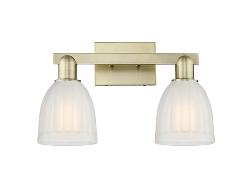 Arcadia Two Light Bath Vanity in Antique Brass (405|7162WABG441)