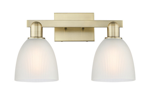 Arcadia Two Light Bath Vanity in Antique Brass (405|7162WABG381)
