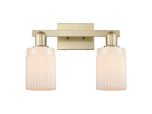 Arcadia Two Light Bath Vanity in Antique Brass (405|7162WABG341)