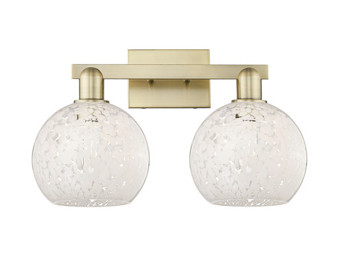 Arcadia Two Light Bath Vanity in Antique Brass (405|7162WABG12168WM)