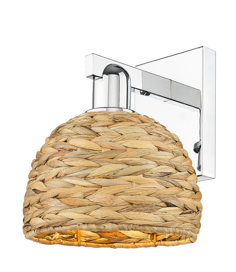 Arcadia One Light Wall Sconce in Polished Chrome (405|7161WPCRBD8NAT)