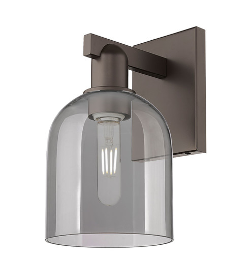Arcadia One Light Wall Sconce in Oil Rubbed Bronze (405|7161WOBG5586SM)