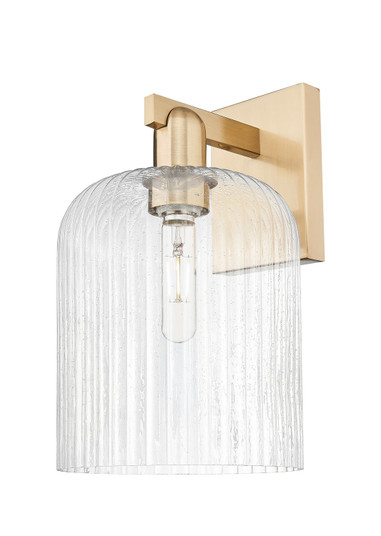 Arcadia One Light Wall Sconce in Champagne Bronze (405|7161WCBG5598SDY)