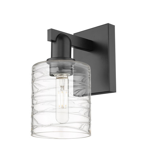 Arcadia One Light Wall Sconce in Matte Black (405|7161WBKG1113)