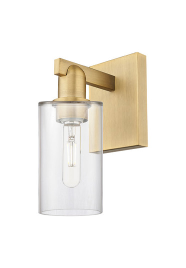 Arcadia One Light Wall Sconce in Brushed Brass (405|7161WBBG802)