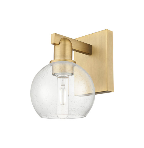 Arcadia One Light Wall Sconce in Brushed Brass (405|7161WBBG1246)