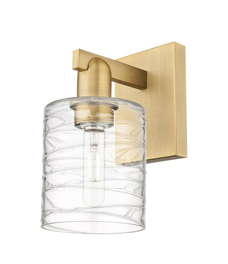 Arcadia One Light Wall Sconce in Brushed Brass (405|7161WBBG1113)