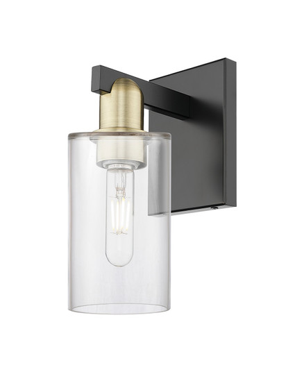 Arcadia One Light Wall Sconce in Black Antique Brass (405|7161WBABG802)