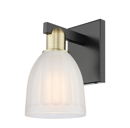 Arcadia One Light Wall Sconce in Black Antique Brass (405|7161WBABG441)