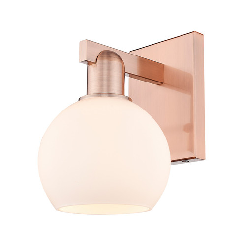 Arcadia One Light Wall Sconce in Antique Copper (405|7161WACG1216)