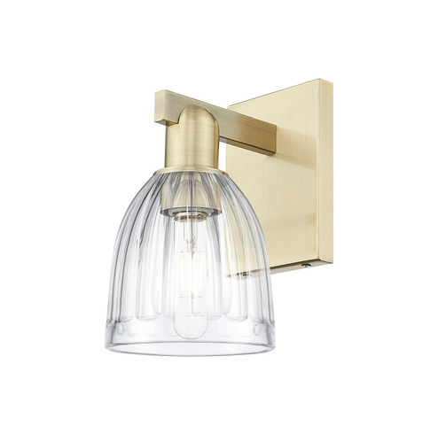 Arcadia One Light Wall Sconce in Antique Brass (405|7161WABG442)