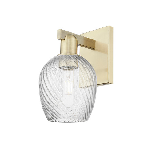 Arcadia One Light Wall Sconce in Antique Brass (405|7161WABG292)
