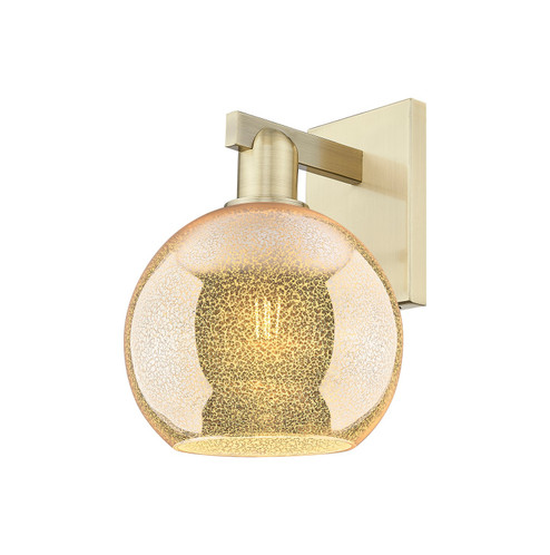 Arcadia One Light Wall Sconce in Antique Brass (405|7161WABG1288)