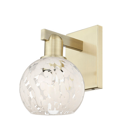 Arcadia One Light Wall Sconce in Antique Brass (405|7161WABG12166WM)