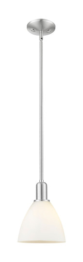 Arcadia One Light Mini Pendant in Brushed Satin Nickel (405|7161SSNGBD751)