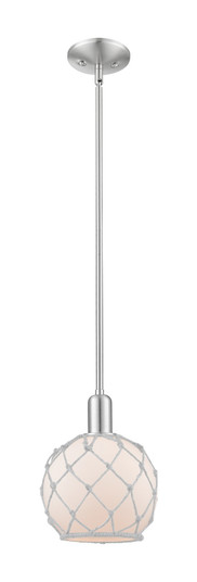 Arcadia One Light Mini Pendant in Brushed Satin Nickel (405|7161SSNG1218RW)